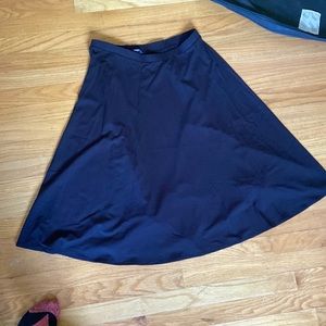 Lands End black skirt-knee length